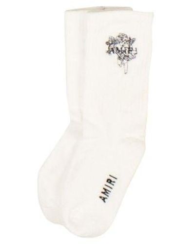 Amiri Cherub Cotton Socks "" - Black