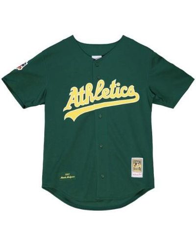 Mitchell & Ness Dark Jersey "nba Oakland Athletics 1997 Mark Mcgwire" - Green
