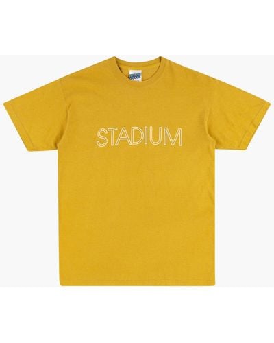 Stadium Goods Outline S/s T-shirt "mustard" - Yellow