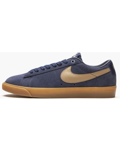 Nike Sb Blazer Low Gt Shoes - Blue