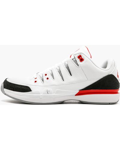 Nike Zoom Vapor Rf X Aj3 "fire Red" Shoes - Black
