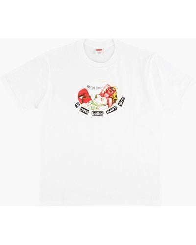 Supreme It Gets Better Every Time T-shirt "ss 19" - White