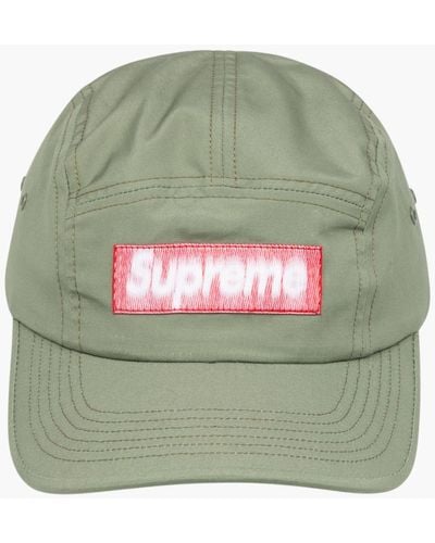 Supreme Reversed Label Camp Cap "ss 21" - Green