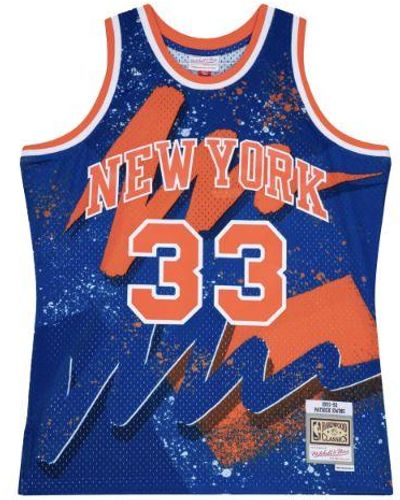 Mitchell & Ness Hyper Hoops Swingman Jersey "nba Knicks 1991 Patrick Ewing" - Blue