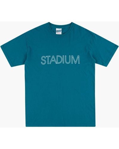 Stadium Goods Outline S/s T-shirt "teal" - Blue