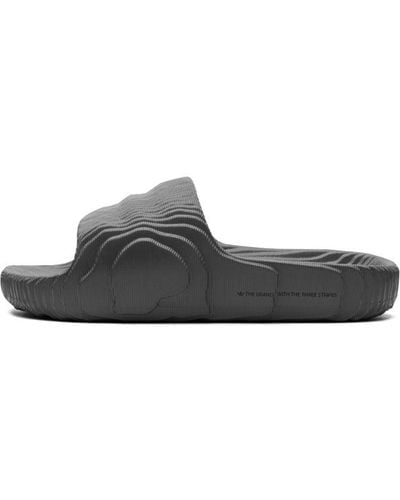 adidas Adilette Slides 22 "grey" Shoes - Black