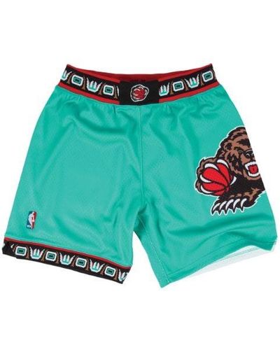 Mitchell & Ness Authentic Road Shorts "nba Vancouver Grizzlies 95-96" - Green