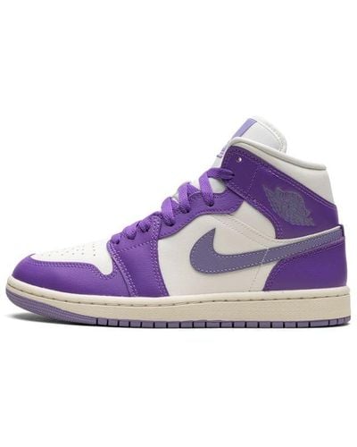 Nike Air 1 Mid "action Grape" Shoes - Purple