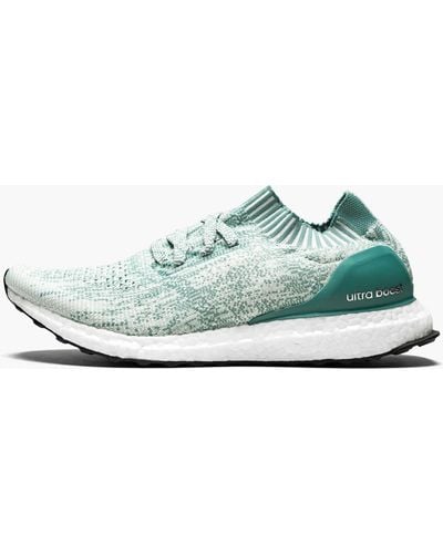 adidas Ultra Boost Uncaged "crystal Green / White" Shoes - Black