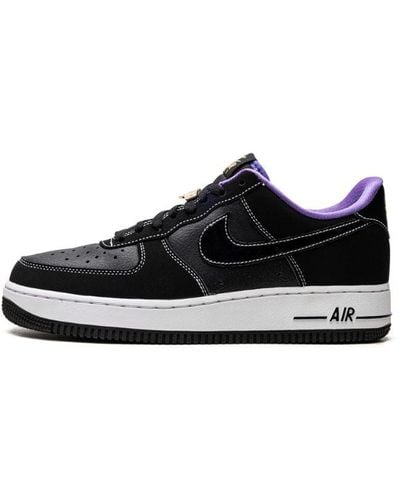 Nike Air Force 1 Low '07 Black/Old Royal Sneakers - Farfetch