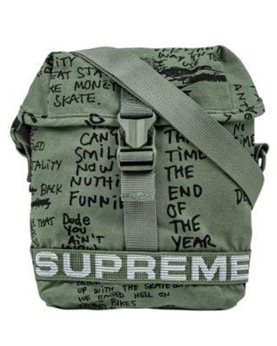 Supreme Field Side Bag "ss 23" - Green