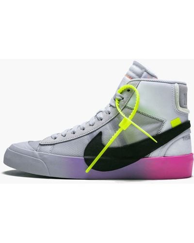 NIKE X OFF-WHITE The 10: Blazer Mid "queen" Shoes - Black
