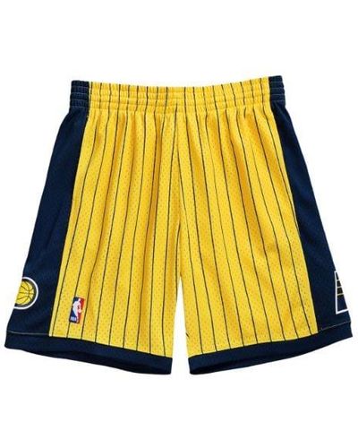 Mitchell & Ness Swingman Shorts "nba Indiana Pacers 99" - Yellow