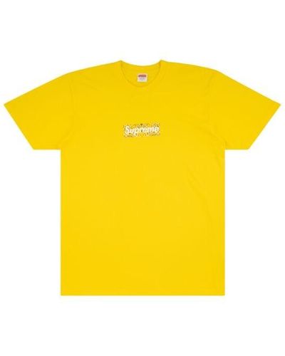 Supreme Bandana Box Logo T-shirt "fw 19" - Yellow