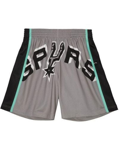 Mitchell & Ness Blown Out Fashion Shorts "nba San Antonio Spurs" - Black