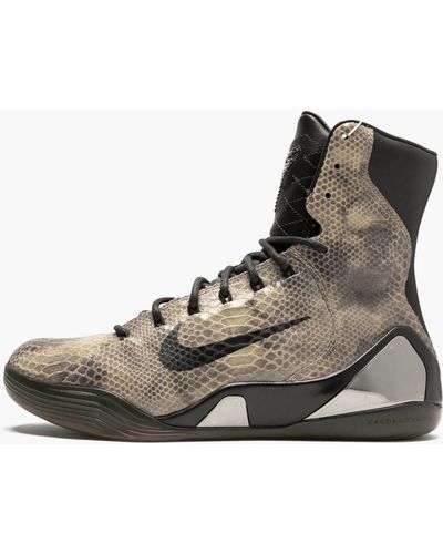 Nike Kobe 9 High Ext Qs "snakeskin" Shoes - Black
