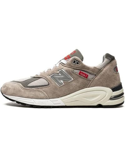 New Balance Made In Us 990 V2 "grey / Red" - Black