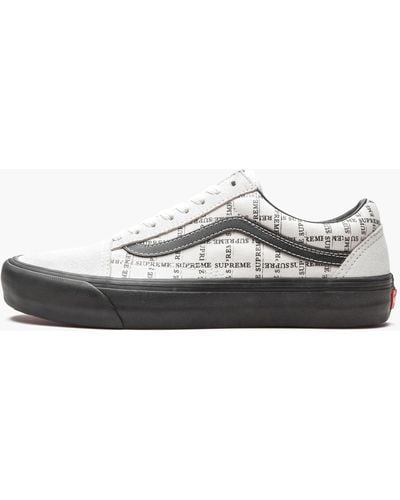 Vans Old Skool Pro in White for Men | Lyst