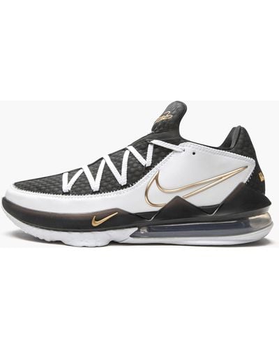 Nike Lebron 17 Low "black / White / Metallic Gold" Shoes