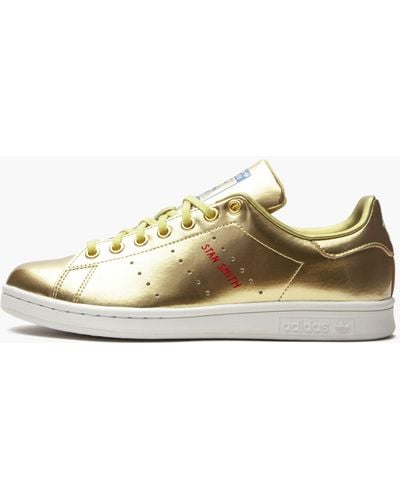 adidas Stan Smith J "gold Metallic" Shoes