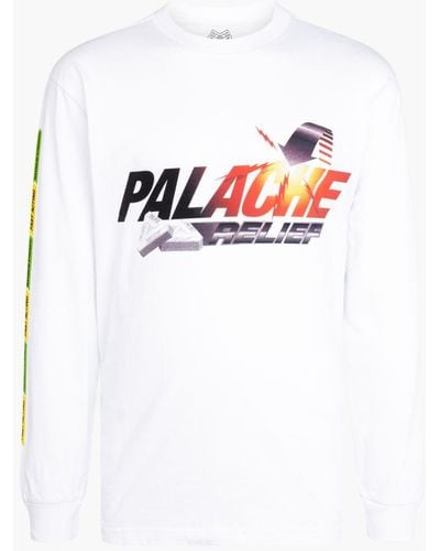 Palace Palache Longsleeve "ss 20" - White