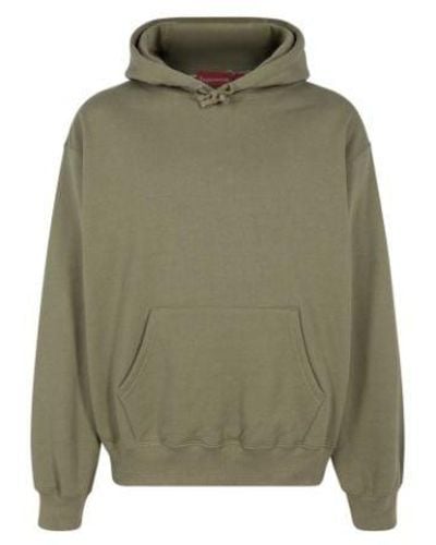 Supreme Satin Appliqué Hooded Sweatshirt "fw23 - Green