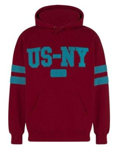 Supreme Us-ny Hooded Sweatshirt "fw22" - Red