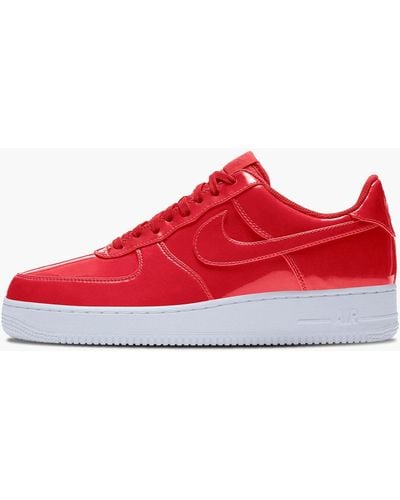 Nike Air Force 1 "07 Lv8 Uv Shoes - Red