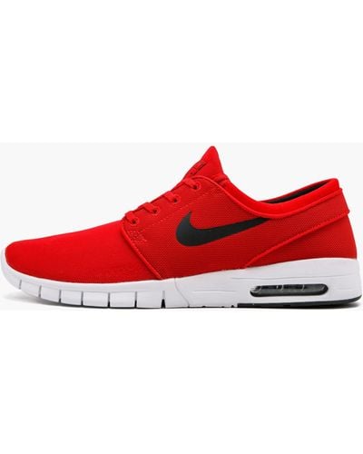 Nike Stefan Janoski Max Shoes - Red