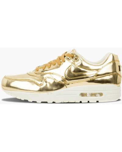 Nike Air Max 1 Sp "liquid Gold" Shoes - Metallic
