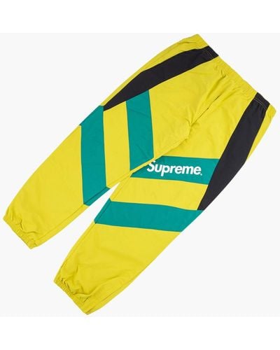 Supreme Paneled Track Pant "ss 20" - Yellow