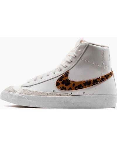 Nike Blazer Mid '77 Mns "leopard" Shoes - Black