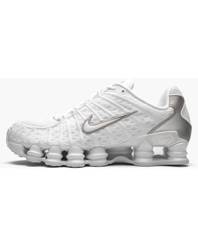 Nike Shox Tl 'white Silver' 2019 in Red | Lyst