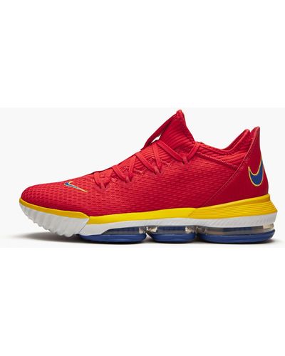 Nike Lebron 16 Low "superbron" Shoes - Red