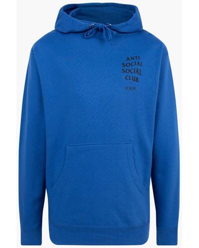 ANTI SOCIAL SOCIAL CLUB Europe Hoodie - Blue