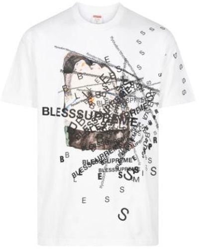 Supreme Bless Observed In A Dream T-shirt "white" - Black