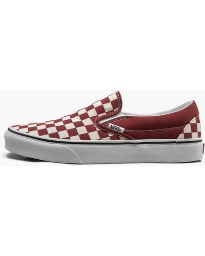 Vans Classic Slip-on Shoes - Red