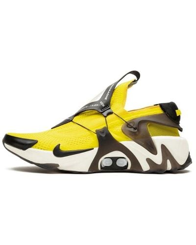 Nike Adapt Huarache "opti Yellow" Shoes - Black