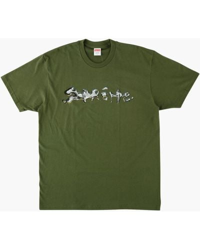 Supreme Liquid T-shirt "fw 18" - Green