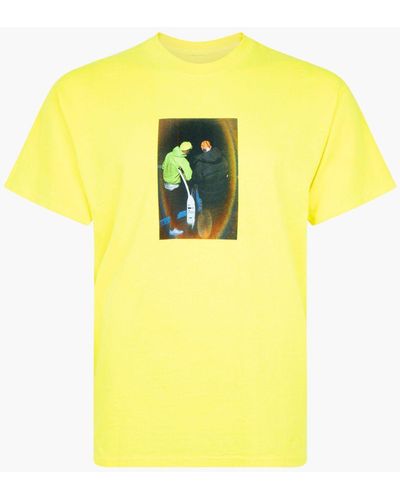 Travis Scott Jackboys Photo T-shirt Ii - Yellow