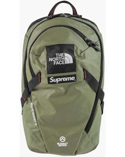 Supreme Tnf Outer Tape Seam Route Rock "ss 21 Summit Series" - Green