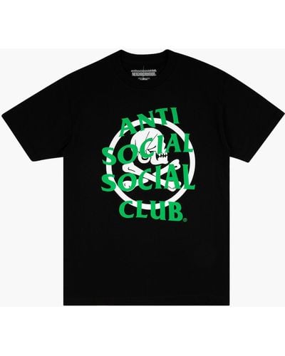 ANTI SOCIAL SOCIAL CLUB Nbhd X Assc Cambered T-shirt "neighborhood" - Black