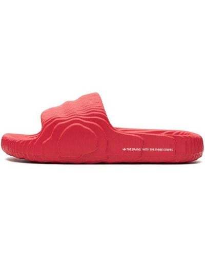 adidas Adilette 22 Slides "scarlet" Shoes - Red