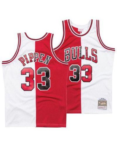 Mitchell & Ness Split Swingman Jersey "nba Chicago Bulls 1997 Scottie Pippen" - Black