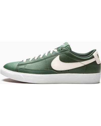 Nike Blazer Low Lthr Shoes - Green
