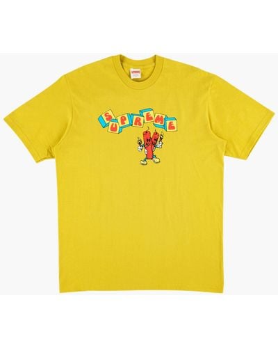 Supreme Dynamite T-shirt "ss 19" - Yellow