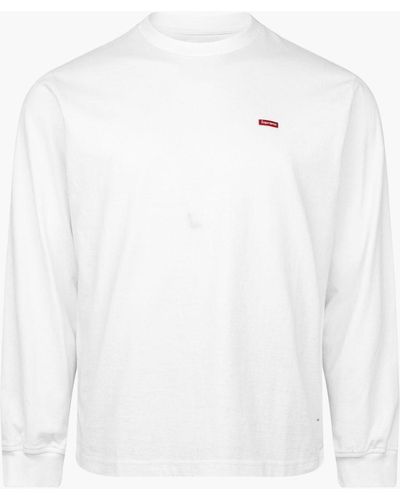 Supreme Small Box L/s T-shirt "ss 21" - White