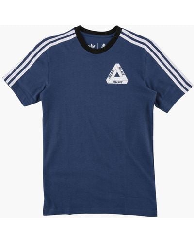 Palace Adidas T-shirt Shirt - Blue