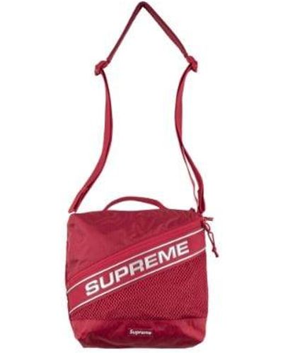 Supreme Logo Shoulder Bag "fw 23" - Black