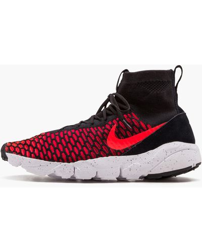 Nike Air Footscape Magista Flyknit Shoes - Red